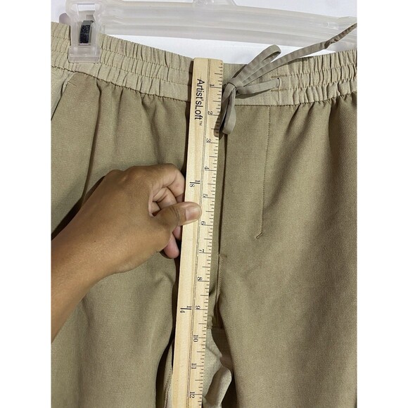 Lululemon License To Train Pant Mens S Tan Tapered Snap Hem Performance Preppy - Picture 14 of 15